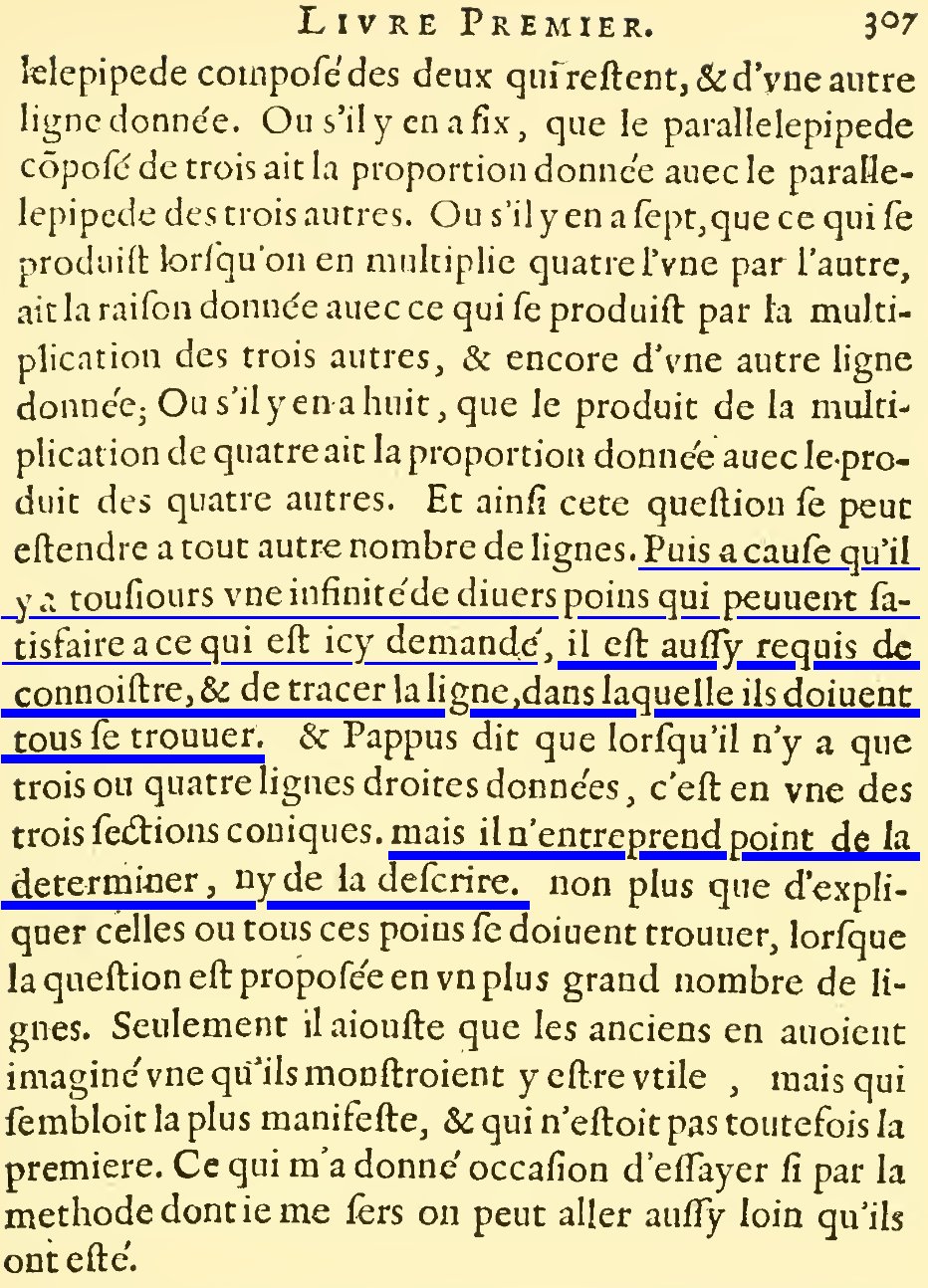 Descartes: La Géométrie, first edition, facsimile in a 1925 edition by 'The Open Court Publishing Company'